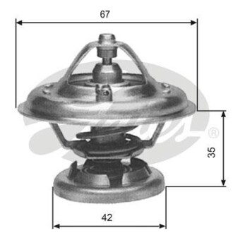 Термостат системи охолодження Gates TH12680G1