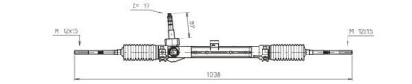 Кермовий механізм GENERAL RICAMBI FI4113