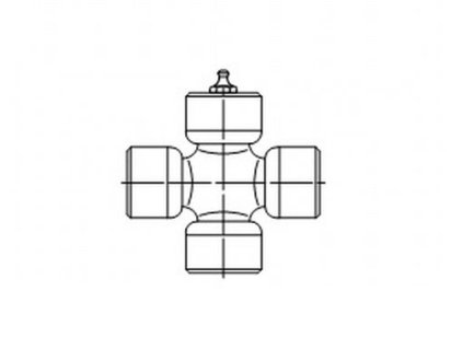Крестовина приводного вала GKN (Lobro) U182