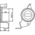 Ролик натяжной MITSUBISHI CARISMA GMB GT90550 (фото 4)