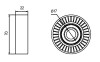 Направляючий ролик поліклинового ременя GMB GTA0170 (фото 4)