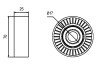 Ролик приводного ременя CITROEN C4/C5 04- GMB GTA0290 (фото 4)