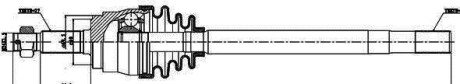 Привідний вал GSP 216012