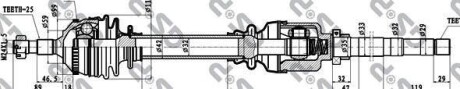 Привідний вал GSP 245108