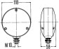 Ліхтар, показник повороту. Ліхтар, показник повороту HELLA 2BA003022001 (фото 2)