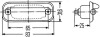 Підсвітка номерного знака HELLA 2KA001378001 (фото 2)