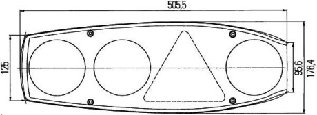 Ліхтар задній HELLA 2VP341419107