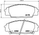 Гальмівні колодки, дискове гальмо (набір) HELLA 8DB355009731 (фото 2)