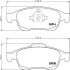 Колодки гальмівні дискові комплект; передн. / Kaptur 2.0 2013>, Duster 2011> HELLA 8DB355014791 (фото 2)