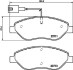 Гальмівні колодки дискові T2218 HELLA 8DB355020561 (фото 1)