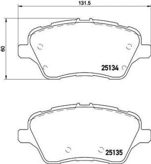 Гальмівні колодки дискові HELLA 8DB355020621