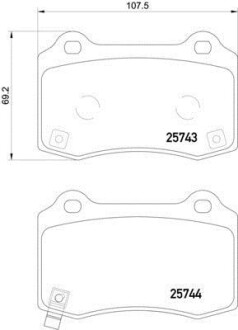 Гальмівні колодки (набір) HELLA 8DB355021251