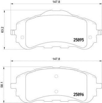 Гальмівні колодки дискові HELLA 8DB355021321