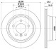 Диск гальмівний задній 298x20mm BMW E39 96-03 HELLA 8DD 355 104-611 (фото 1)