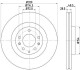 Диск гальмівний 55034PRO HELLA 8DD355118201 (фото 1)