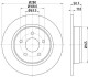 Диск гальмівний 55389PRO HELLA 8DD355118211 (фото 1)