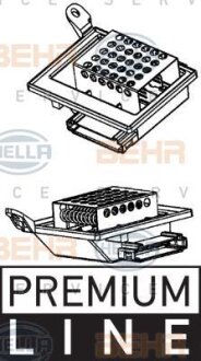 Елемент регуляції повітря HELLA 9ML351332201