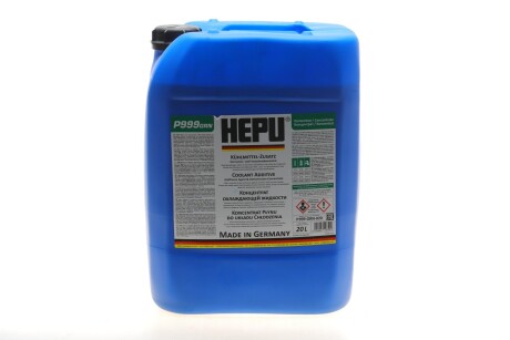 Антифриз-концентрат GRN (зелений, -80*С), Antifreeze 20L HEPU P999-GRN-020