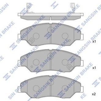 КОЛОДКИ Hi-Q (SANGSIN) SP1118