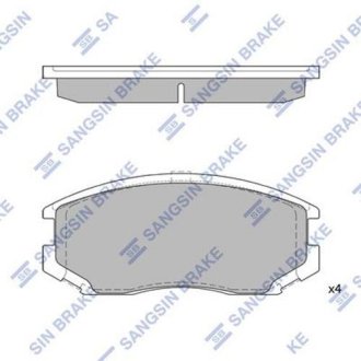 Колодки гальмівні Hi-Q (SANGSIN) SP1142A