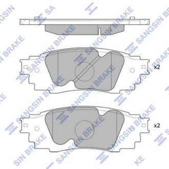 Колодки тормозные Hi-Q (SANGSIN) SP4091