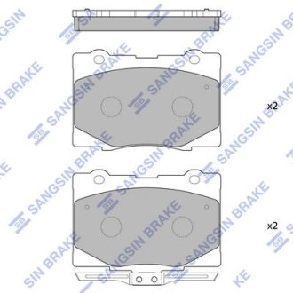 Колодки тормозные Hi-Q (SANGSIN) SP4141