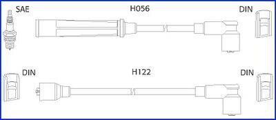 Дроти запалення, набір HITACHI 134474