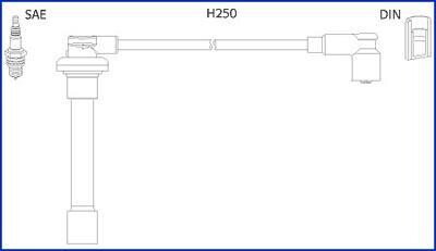 Дроти запалення, набір HITACHI 134520