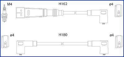 Дроти запалення, набір HITACHI 134711