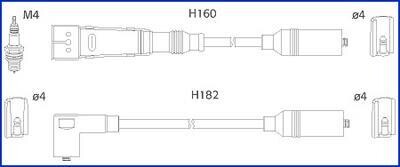 Дроти запалення, набір HITACHI 134717