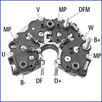 Выпрямитель, генератор HITACHI 139456