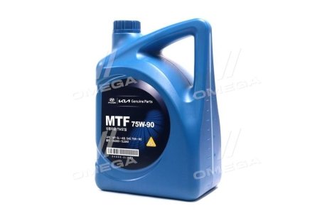 Олива трансміс. Hyundai/Kia MTF Gear Oil 75W-90 04300-5L6A0 (Каністра 6л) Hyundai/Kia/Mobis 043005L6A0 (фото 1)