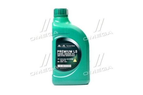 Олива моторна Hyundai/Kia Premium LS Diesel 5W-30 API CH-4, ACEA B3/B4, 05200-00111 (Каністра 1л) Hyundai/Kia/Mobis 0520000111