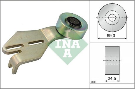 Ролик натяжний INA 531023810