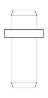 Направляюча клапана IN/EX Audi/VW 36.5X8X12/15.2 Intervalves 8054701 (фото 1)