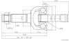 Шарнір приводного валу зовнішній JAKOPARTS J2826019 (фото 2)