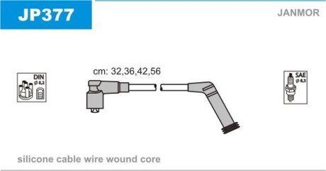 Дроти запалення, набір Janmor JP377
