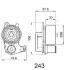 Устройство для натяжения ремня, ремень ГРМ JAPANPARTS BE243 (фото 2)