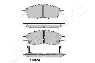 Комплект гальмівних колодок JAPANPARTS PA1002AF