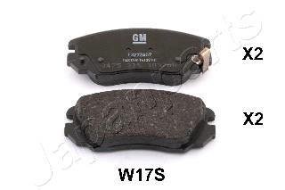 Колодки гальмівні CHEVROLET P. MALIBU 12- JAPANPARTS PAW17AF (фото 1)