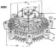 Віскомуфта вентилятора охолодження JAPANPARTS VCK01 (фото 3)