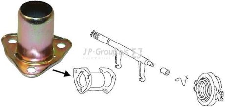 Направляюча гільза зчеплення Audi 100/VW Passat/VW Transporter 76- JP GROUP 8130300100