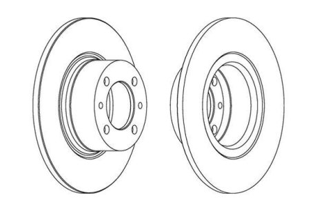 Гальмівний диск Jurid 561074J