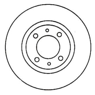 Гальмівний диск Jurid 561327J