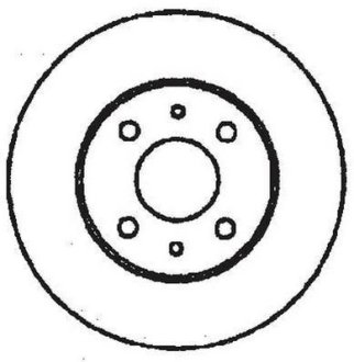 Диск гальмівний CROMA/MULTIPLA 251mm /T/ STILO Jurid 561329JC (фото 1)