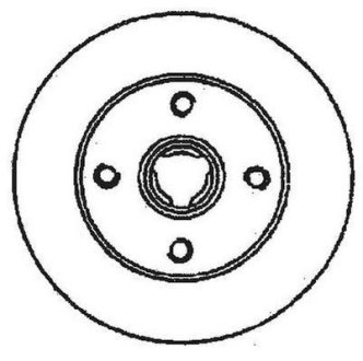 Диск гальмівний Jurid 561460JC
