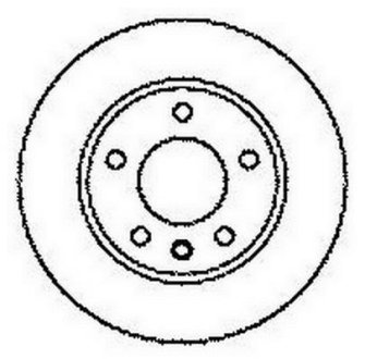 Гальмівний диск Jurid 561609JC (фото 1)
