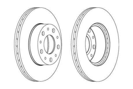 Диск гальмівний DUCATO 10/14 Jurid 561984JC