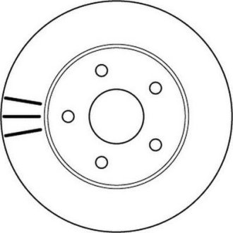 Тормозной диск Jurid 562147JC