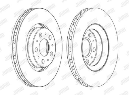 Диск гальмівний !.. Jurid 562173JC1